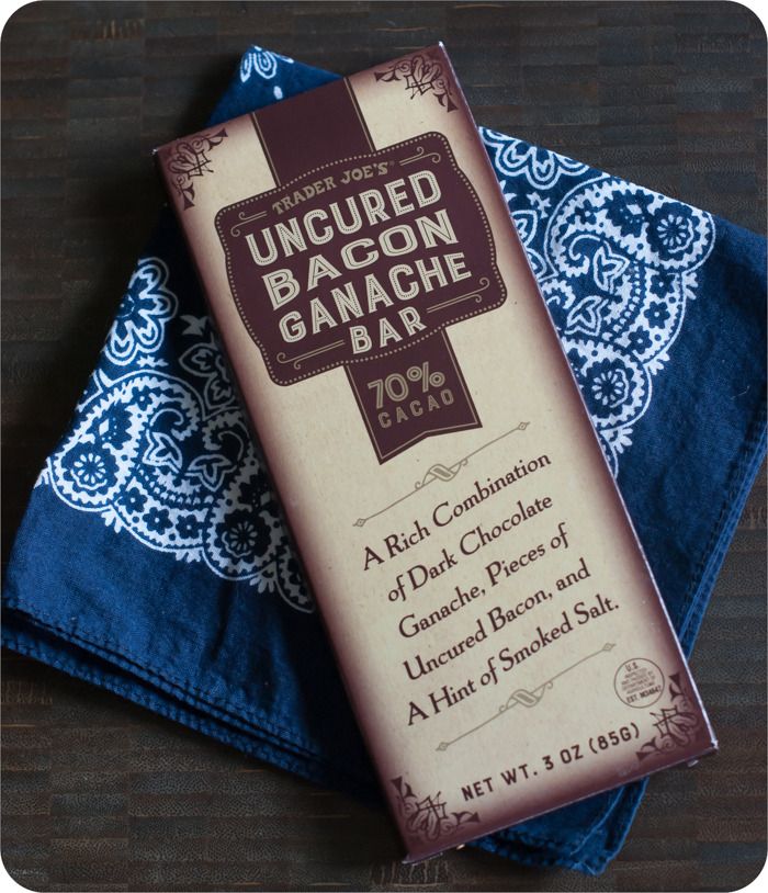 Sweet on Trader Joe's Saturday Uncured Bacon Ganache Bar Bake at 350°